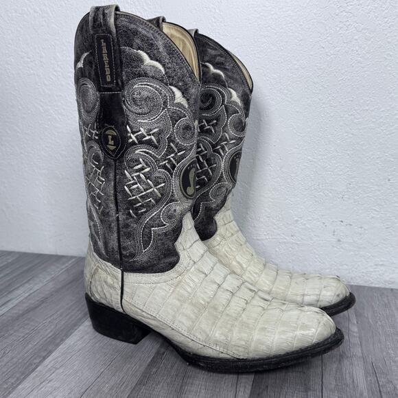 Vintage Laredo Cowboy Boots Exotic Line Western Made in Mexico Men’s 9 / 26 1/2